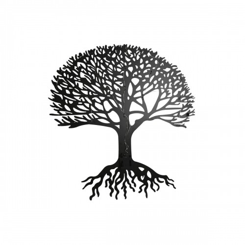 Настенный декор Home ESPRIT Чёрный Дерево Колониальный 80 x 1 x 80 cm image 1