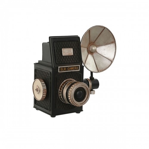Decorative Figure Home ESPRIT Black Silver Camera Vintage 26 x 16 x 24 cm image 1