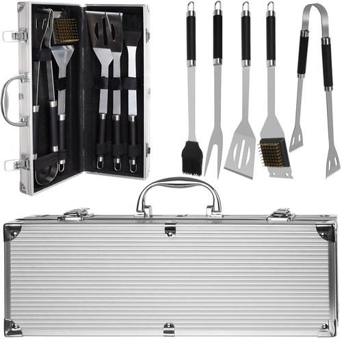 Kaminer Barbecue utensils - set of 5 accessories + case (15918-0) image 1