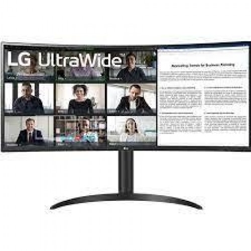 LCD Monitor|LG|34WR55QC-B|34"|Business/Curved/21 : 9|Panel VA|3440x1440|21:9|100 Hz|5 ms|34WR55QC-B image 1