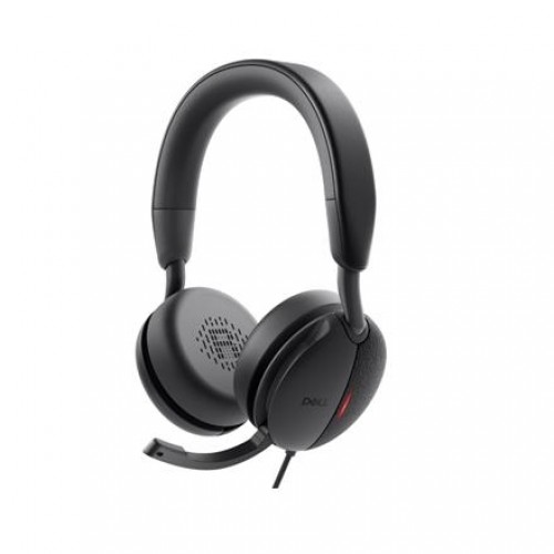 Dell Pro Wired On-Ear Headset WH5024 Built-in microphone ANC USB Type-A Black image 1