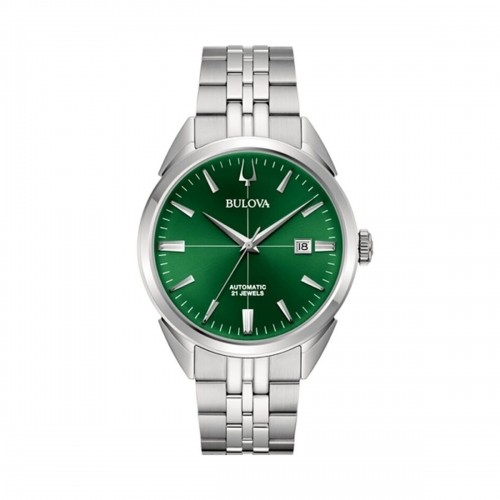 Мужские часы Bulova 96B424 Зеленый Серебристый image 1