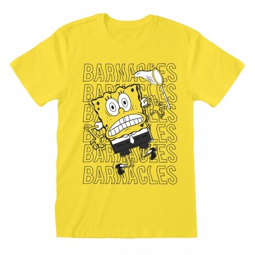 Unisex Krekls ar Īsām Piedurknēm Spongebob Barnacles Dzeltens image 1