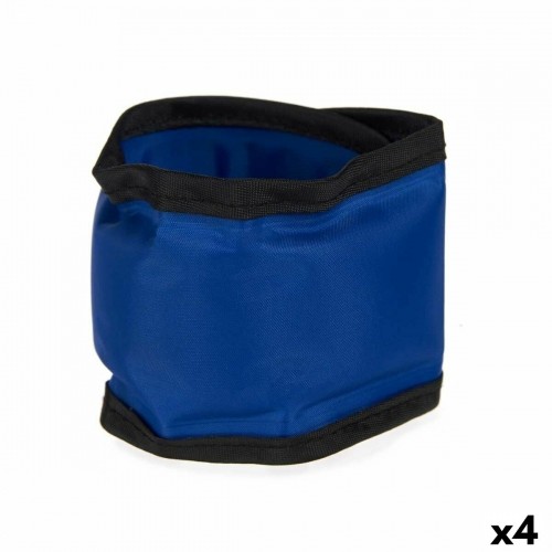Mascow Suņa kaklasiksna Zils Melns PVC Želeja 6,3 x 1 x 30 cm Paplašināšanas sloti (4 gb.) image 1