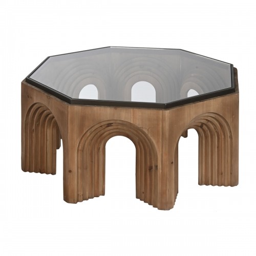 Centre Table Home ESPRIT Crystal Fir wood 99 x 99 x 46 cm image 1