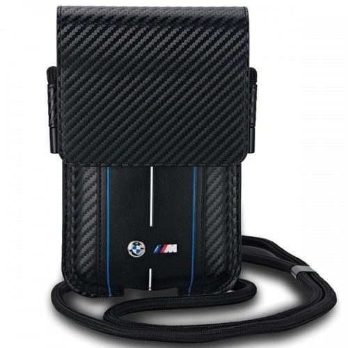 BMW Torebka BMPSP15XMSCAKL Wallet Bag czarny|black Carbon Blue Stripes image 1