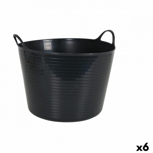 Multi-purpose Plastic Basket Dem Flexy 42 L Circular (6 Units) image 1