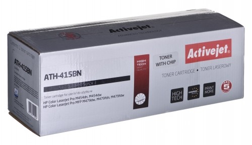 Activejet ATH-415BN printer toner for HP; replacement HP 415A W2030A; Supreme; 2400 pages, Black, With chip image 1