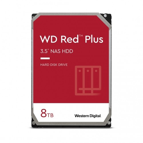 Dysk HDD WD Red Plus WD80EFPX (8 TB ; 3.5"; 256 MB) image 1
