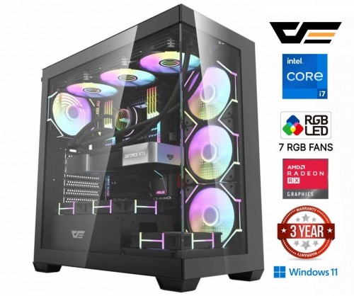 Mdata Gaming Core i7-13700F 16GB 512GB NVME SSD RX 5700 XT Windows 11 image 1