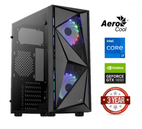 Mdata Gaming Core i7-10700 32GB 256GB SSD NVME 1TB HDD GTX 1650 4GB NoOs image 1