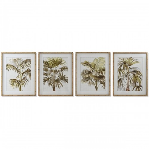 Картина Home ESPRIT Пальмы Тропический 55 x 2,5 x 70 cm (4 штук) image 1