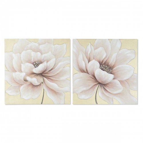 Glezna Home ESPRIT Shabby Chic Magone 80 x 3 x 80 cm (2 gb.) image 1