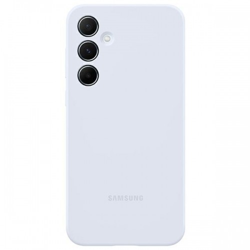 Etui Samsung EF-PA556TLEGWW A55 5G A556 niebieski|blue Silicone Cover image 1