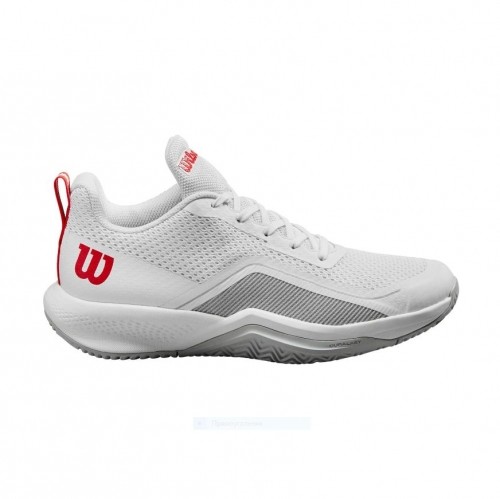 WILSON TENISA APAVI VĪRIEŠU RUSH PRO LITE White/PearlBlue/WilsonRed image 1