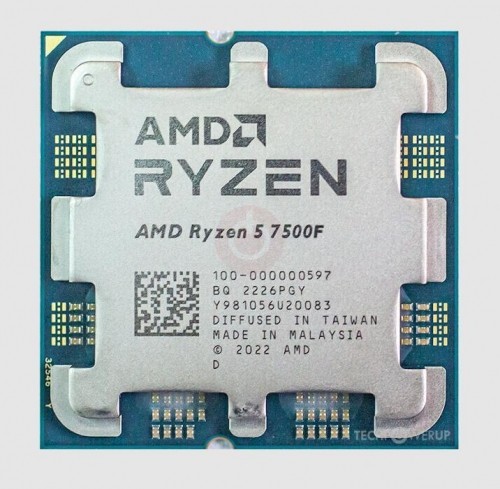CPU|AMD|Desktop|Ryzen 5|7500F|3700 MHz|Cores 6|6MB|Socket SAM5|65 Watts|MultiPack|100-100000597MPK image 1