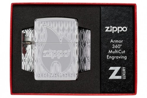 Zippo Lighter 48838 Armor® Zippo Flame Design image 1