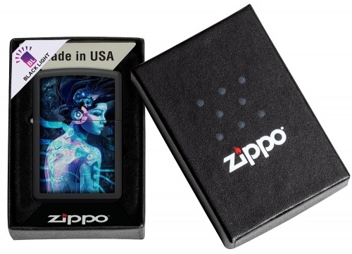 Zippo Lighter 48517 Cyber Woman Design image 1