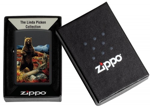 Zippo Lighter 48597 Linda Picken Grizzly image 1