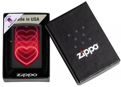 Zippo Lighter 48593 Hearts Design image 1