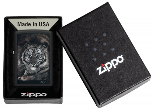 Zippo Lighter 49763 Tiger design image 1