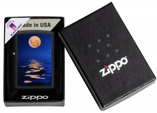 Zippo Lighter 49810 Full Moon Design image 1