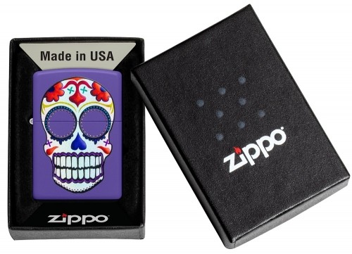 Zippo Lighter 49859 Sugar Skull Design image 1