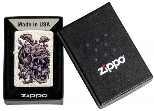 Zippo Lighter 49786 Skullshroom Design image 1
