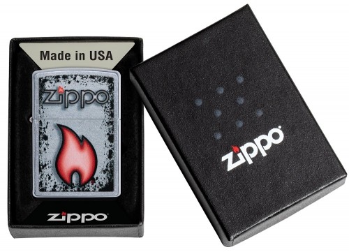 Zippo Lighter 49576 Zippo Flame Design image 1