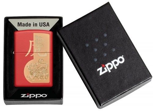 Zippo Lighter  49701 Year of the Tiger Design image 1