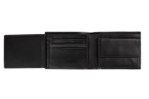 Zippo Nappa Tri-Fold Wallet Black image 1