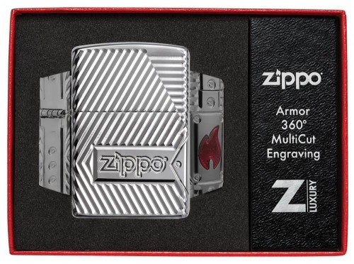 Zippo Lighter 29672 Armor™ Bolts Design image 1