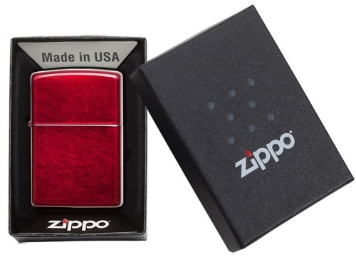 Zippo Lighter 21063 Classic Candy Apple Red™ image 1