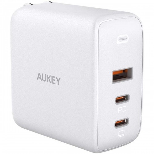 Wall Charger Aukey Omnia Mix 3 PA-B6S Black 90 W image 1