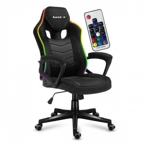 Gaming Chair Huzaro HZ-Force 2.5 RGB Mesh Black Grey image 1