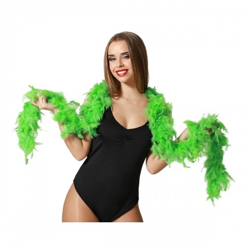Bigbuy Carnival Аксессуары для костюмов Зеленый 20-е годы Boa image 1