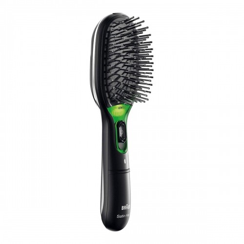 Smoothing Brush Braun Satin Hair 7 br710e Black Ionic image 1