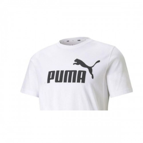Vīriešu Krekls ar Īsām Piedurknēm Puma ESS LOGO TEE 586666 02 Balts image 1