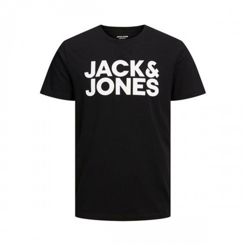 Vīriešu Krekls ar Īsām Piedurknēm Jack & Jones JJECORP LOGO TEE 12151955 Melns image 1