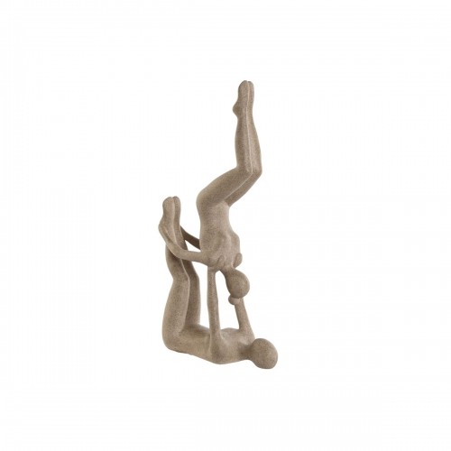 Dekoratīvās figūriņas Home ESPRIT Bēšs Yoga 21,4 x 8,8 x 40 cm image 1