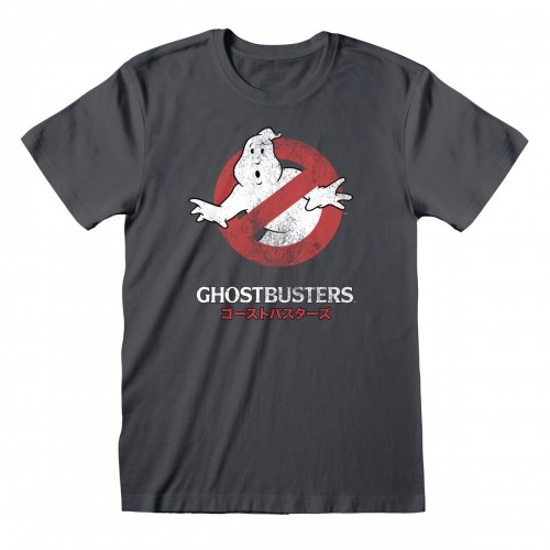 Unisex Short Sleeve T-Shirt The Ghostbusters Japanese Text Dark grey image 1