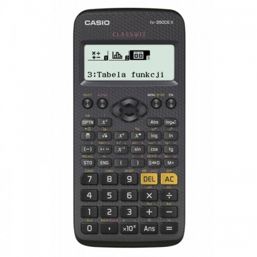 CASIO SCIENTIFIC CALCULATOR FX-350CEX, 379 FUNCTIONS, 77X166MM, BLACK image 1