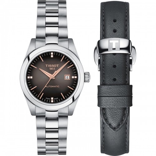 Men's Watch Tissot T-MY LADY AUTOMATIC W-DIAMONDS Black Silver image 1