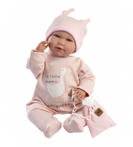 Llorens Кукла младенец Мими 42 см (плачет, говорит, с соской, мягкое тело) Испания LL74108 image 1