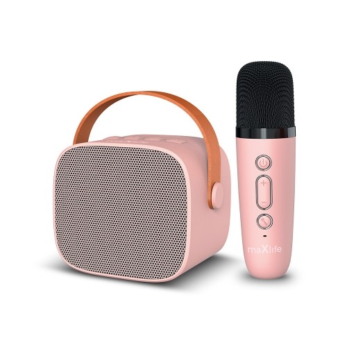 Maxlife Bluetooth karaoke speaker MXKS-100 pink image 1