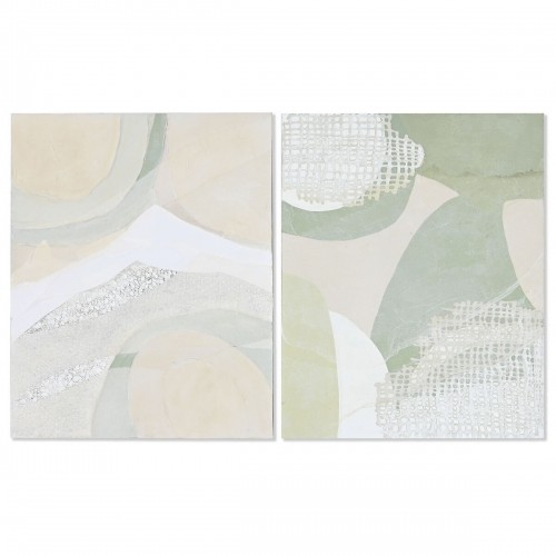 Painting Home ESPRIT Abstract Modern 80 x 3,8 x 100 cm (2 Units) image 1