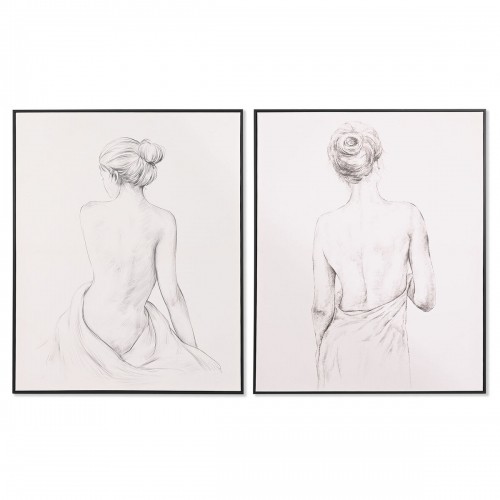 Картина Home ESPRIT Женщина современный 82,3 x 4,5 x 102,3 cm (2 штук) image 1