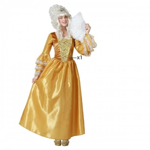 Costume for Adults Golden Female Courtesan Lady image 1