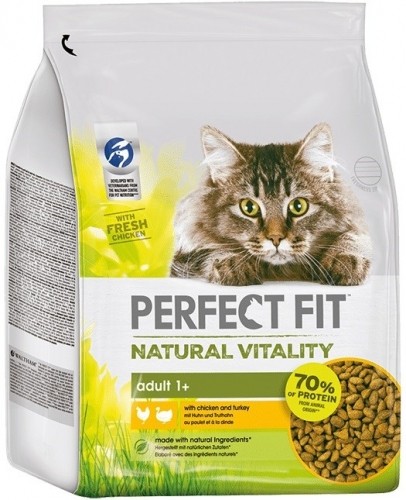 PERFECT FIT Natural Vitality sucha karma dla kota kurczak i indyk 6kg image 1