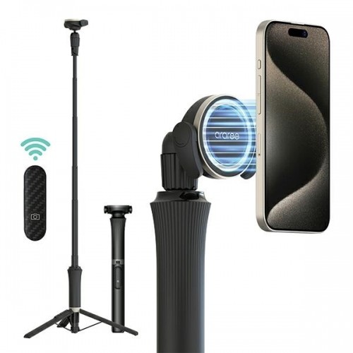 Araree Selfie Stick Bluetooth Magfie Pod Pro czarny|black MagSafe Tripod AR60-01909A image 1
